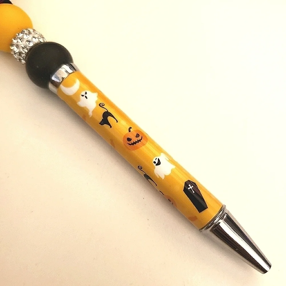 Handmade Hocus Pocus Sarah Sanderson Beaded Silicone Focal Bead Pen